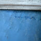 Painting signed Jean-Maurice Valmier, Rue des Jasmins, Perpignan