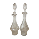 Lot de deux bouteilles