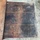 Antique solid cherry farmhouse table with 3 drawers and 2 pulls