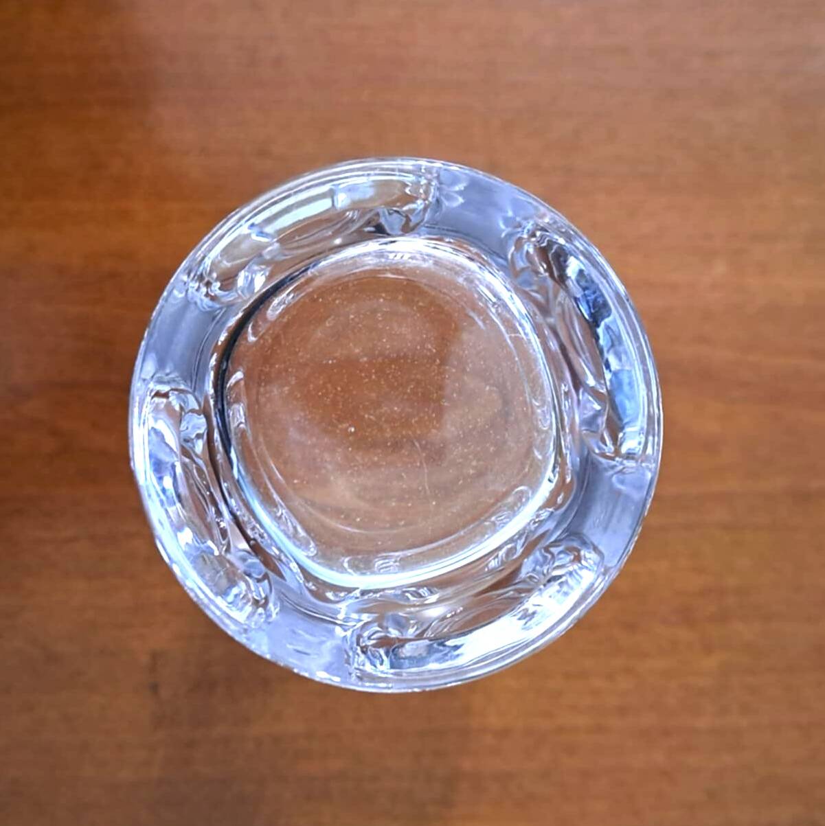 6 verres en cristal