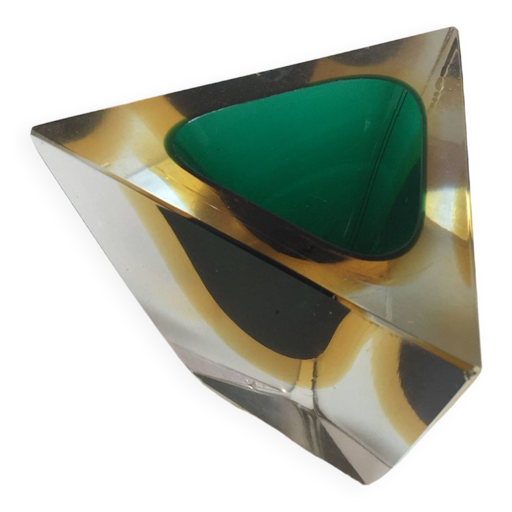 Glass ashtray Murano