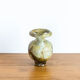Green enamelled circular sandstone amphorae - Work Francais - Circa 1960