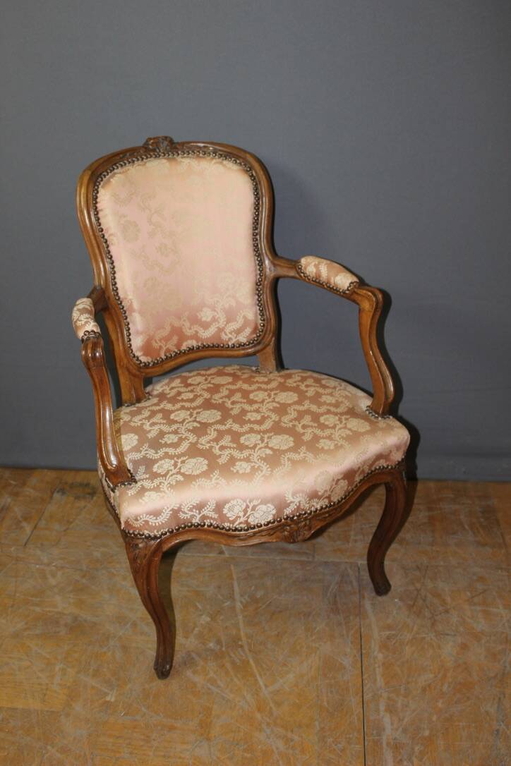 Louis XV Period Armchair In Beech XVIII