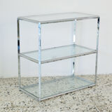 Console Vitra chrome et verre