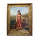 Ancien tableau "Femme au puits" par Strebelle