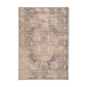 Tapis persan oriental beige style vintage 120x170 cm