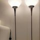 Pair of Italian floor lamps 1980 Murano glass