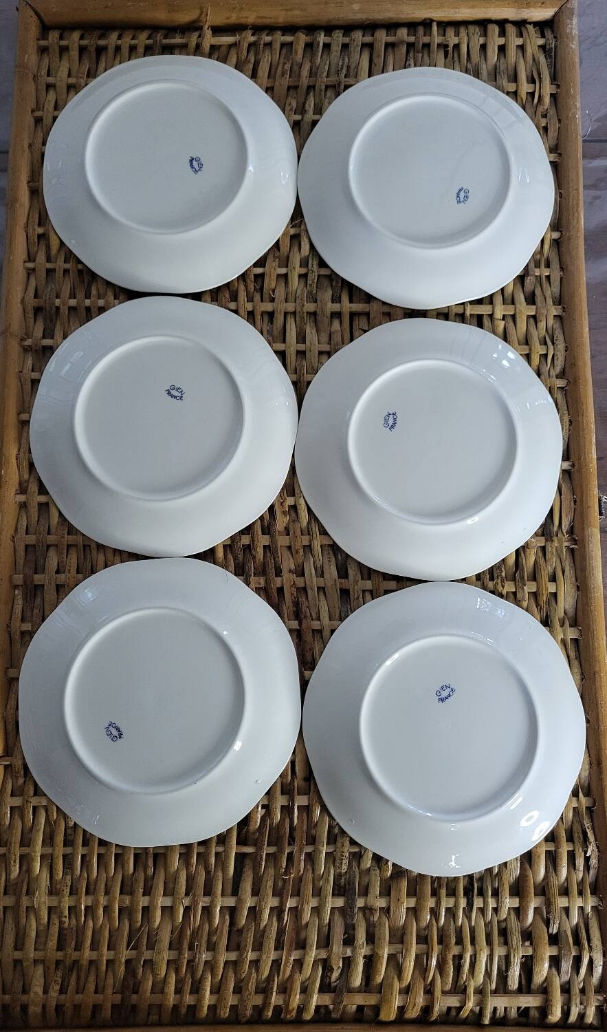 Gien dessert plates