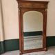 19th century Rmpire style mahogany trumeau mirror