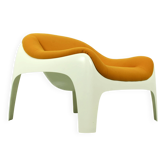Rare Space Age Fiberglass Lounge Chair by Sergio Mazza for Artemide