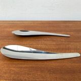 Postmodern Cutlery Conran Salad Spoons, 1990s, Set of 2