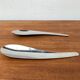 Postmodern Cutlery Conran Salad Spoons, 1990s, Set of 2