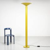 Italian metal floor lamp circa 1980 post Memphis