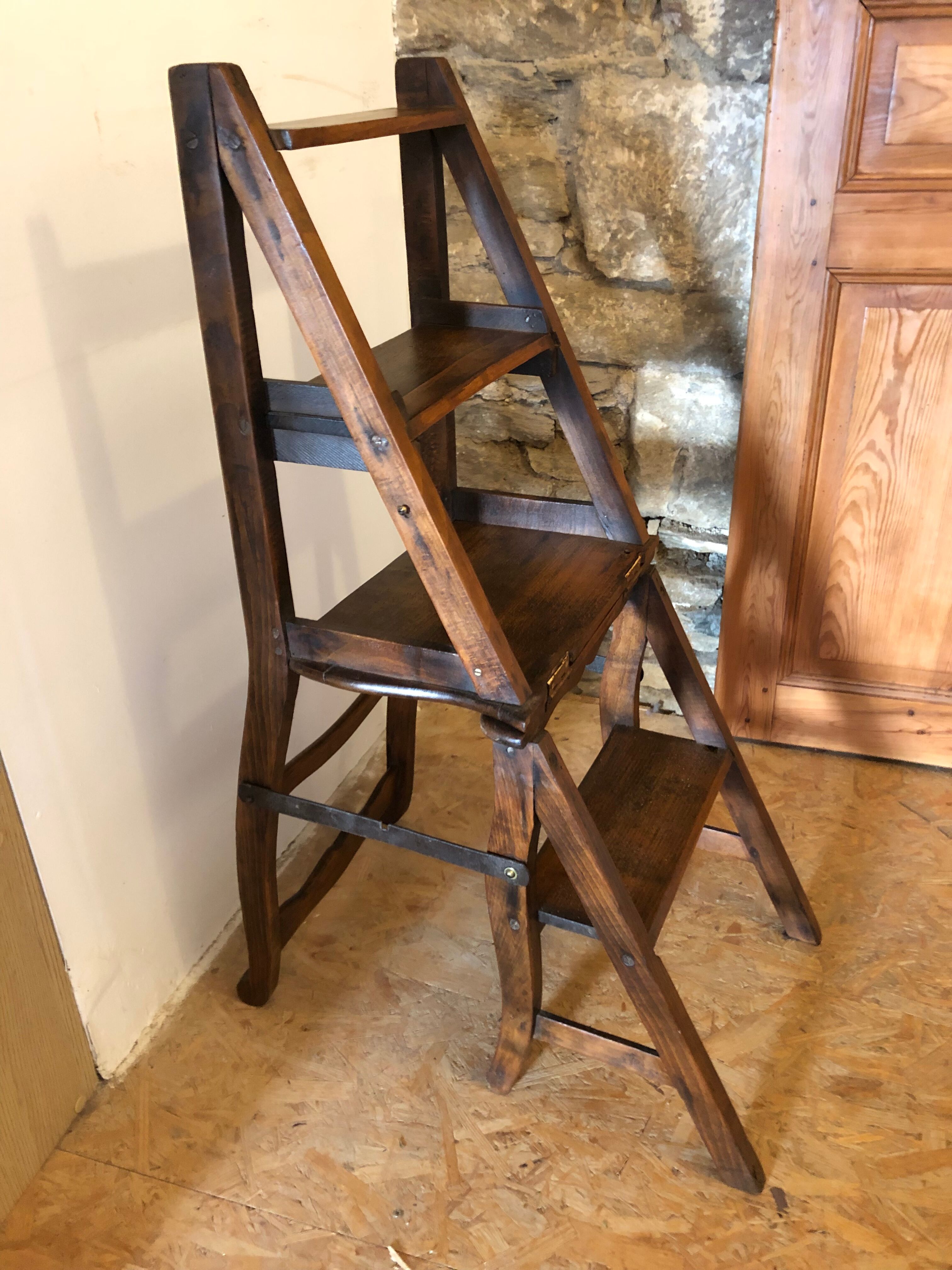 Bookcase chair/stepladder