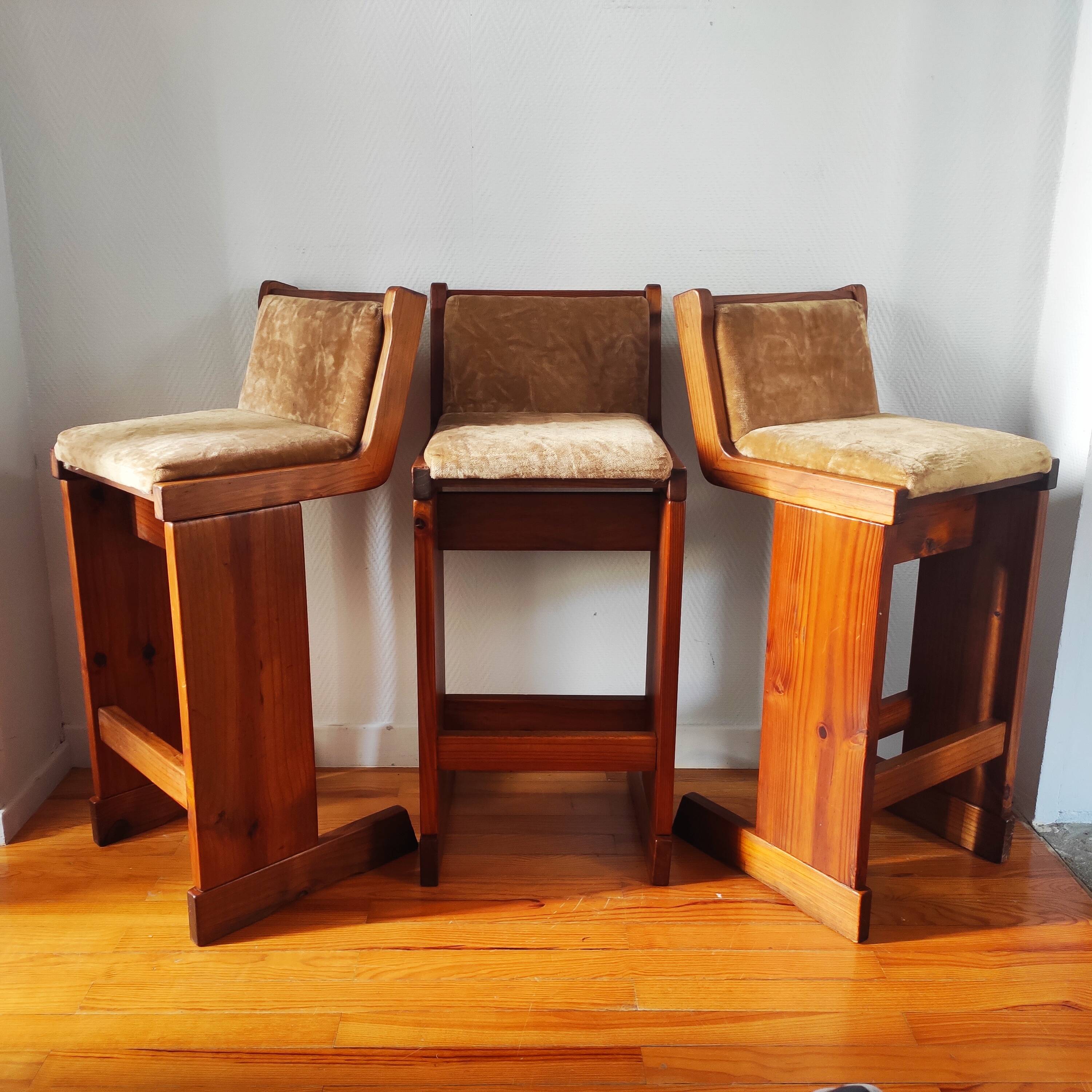 Vintage bar stools Scandinavian design