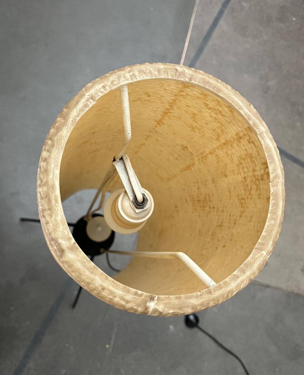 Mid-century minimalist tripod floor lamp by Hesse Leuchten, 1960s.