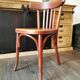 Series of 6 mismatched bistro chairs Baumann and Mahieu