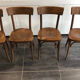 Suite de 4 chaises de bistrot Thonet, années 1960