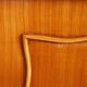 Vintage design chest of drawers veneered in cherry wood, 6 drawers, original from the 1950s