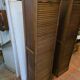 Pair of oak curtain file cabinets