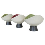Mid-century modern set of 3 Bahia bowls by Carl-Harry Stålhane, Rörstrand, Sweden.