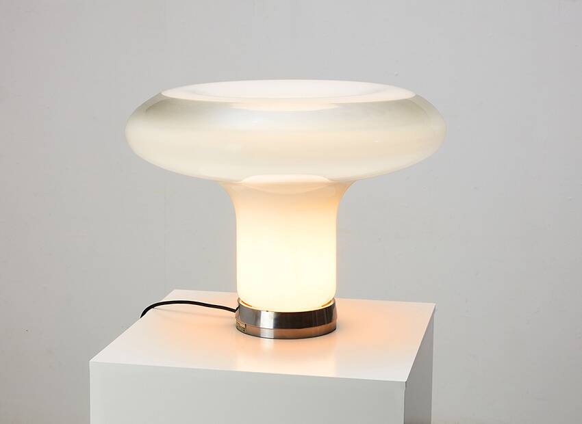 Angelo Mangiarotti Lesbo Table Lamp for Artemide Italy 1967