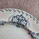 Antique dessert plate K&G Lunéville – Sébastopol model – blue decoration