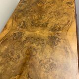 Coiffeuse Louis-Philippe en acajou avec plateau en marbre