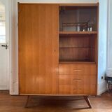Scandinavian chest of drawers with vintage 70s compass legs.