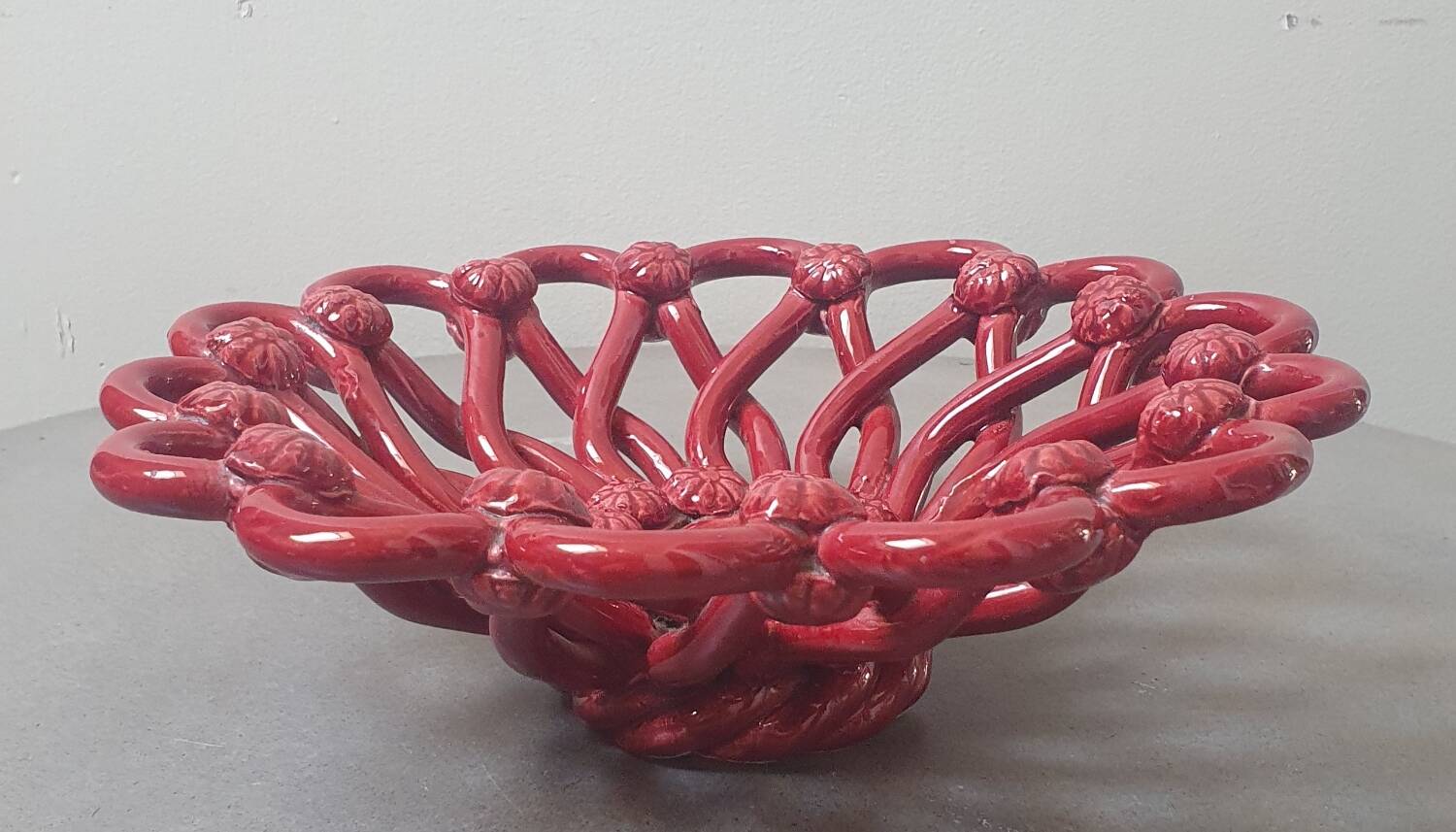 Ceramic basket