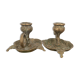 Pair of brass candlesticks