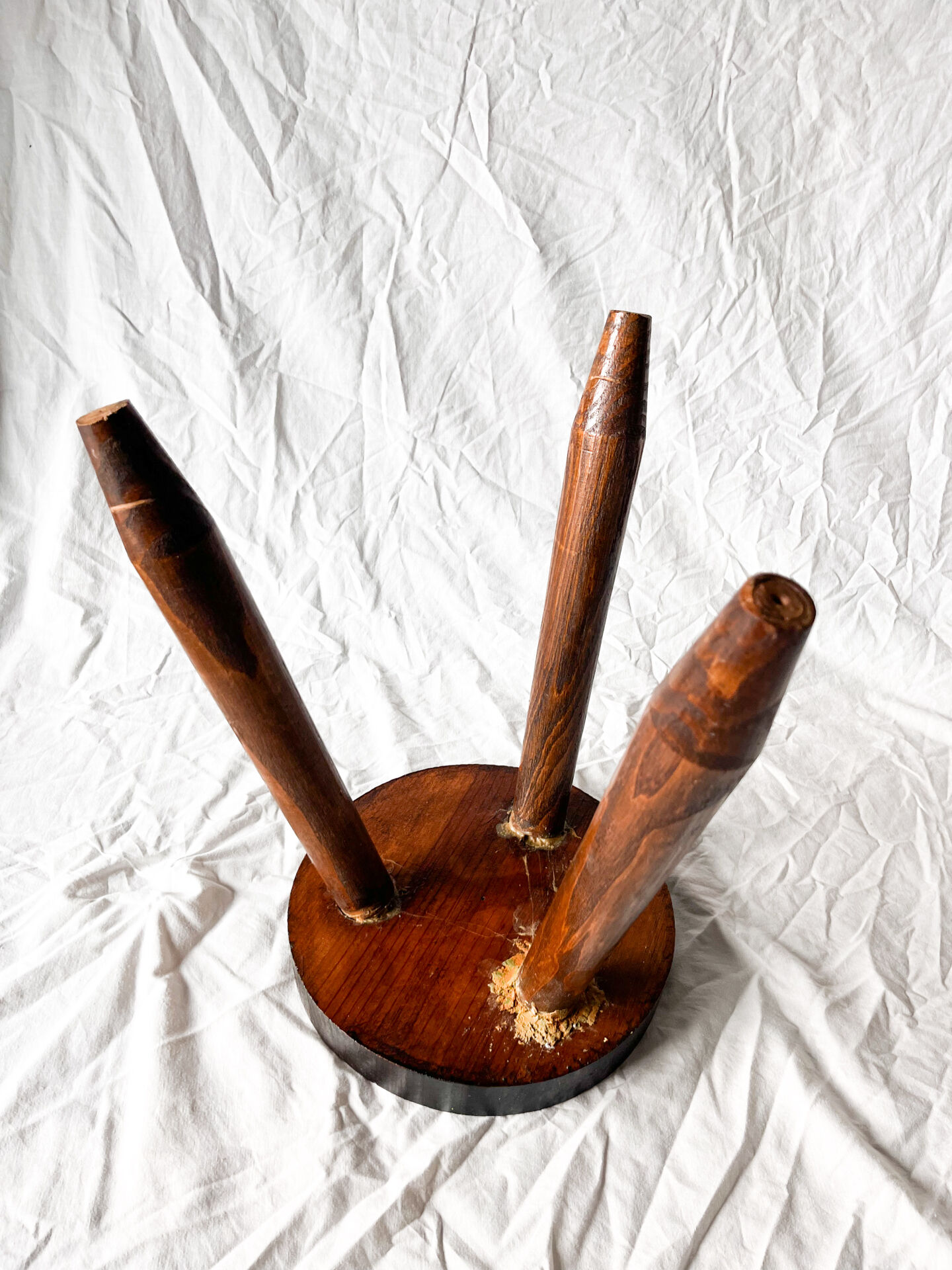 Small Wooden Tripod Stool