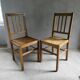 Paire de chaises de bistrot, années 40