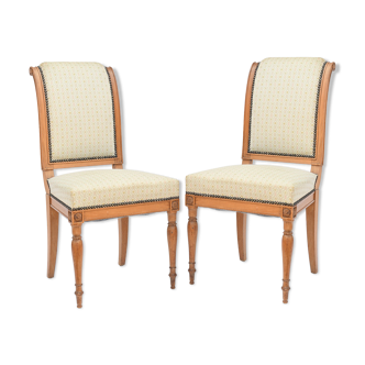 Pair of backrest chairs in butts