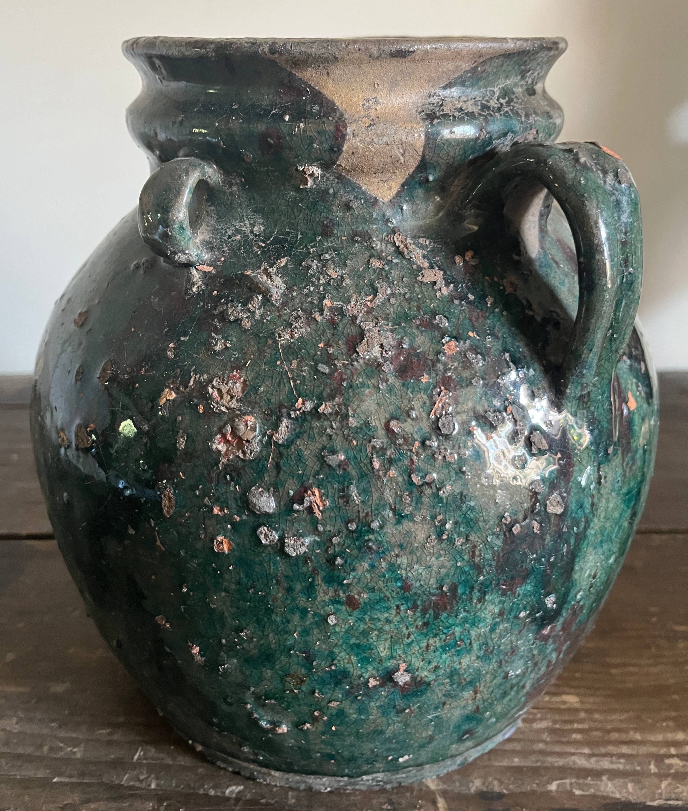 Jar China Glazed stoneware Martaban Alcohol or wine pot 18th/19th century