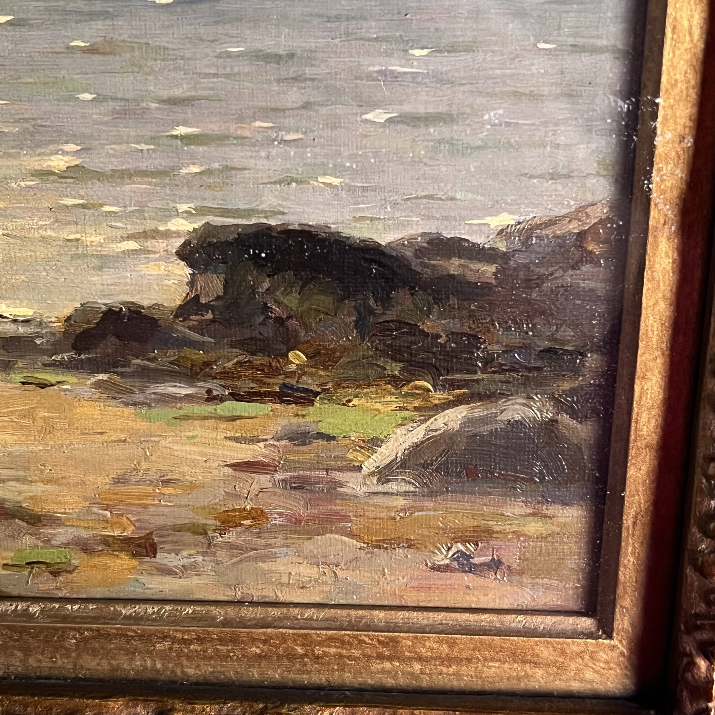 Oil on canvas Duncan Cameron Scotland 1837-1916 19th-century Marine Scene