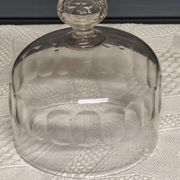 Cloche a fromages en cristal