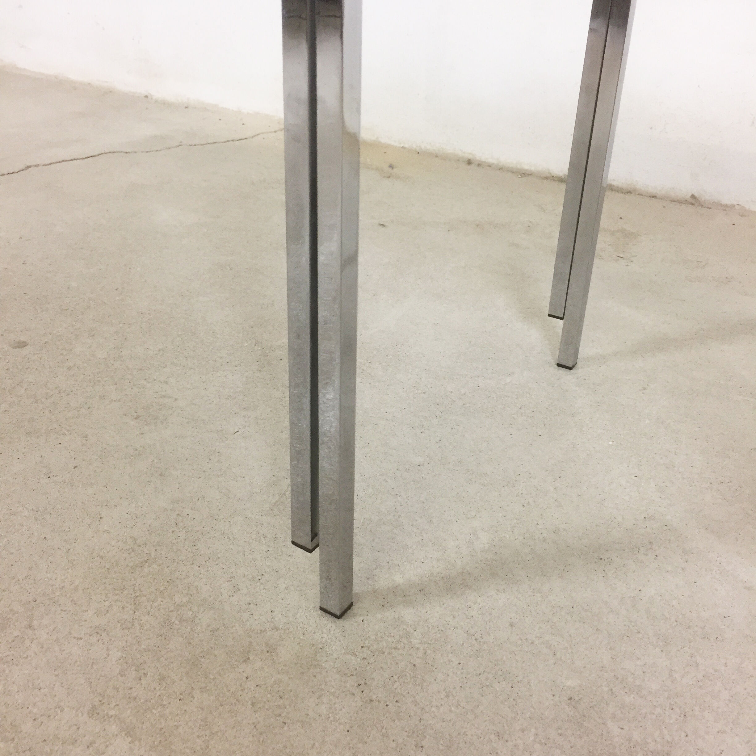 Lot of 2 modernist stackable tables by Trix & Robert Haussmann of 1957