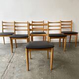 Set of 4 Mid-Century 1970’s dining chairs by Schreiber Furniture