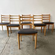 Set of 4 Mid-Century 1970’s dining chairs by Schreiber Furniture