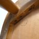 Ancienne chaise bistrot Baumann en bois courbé