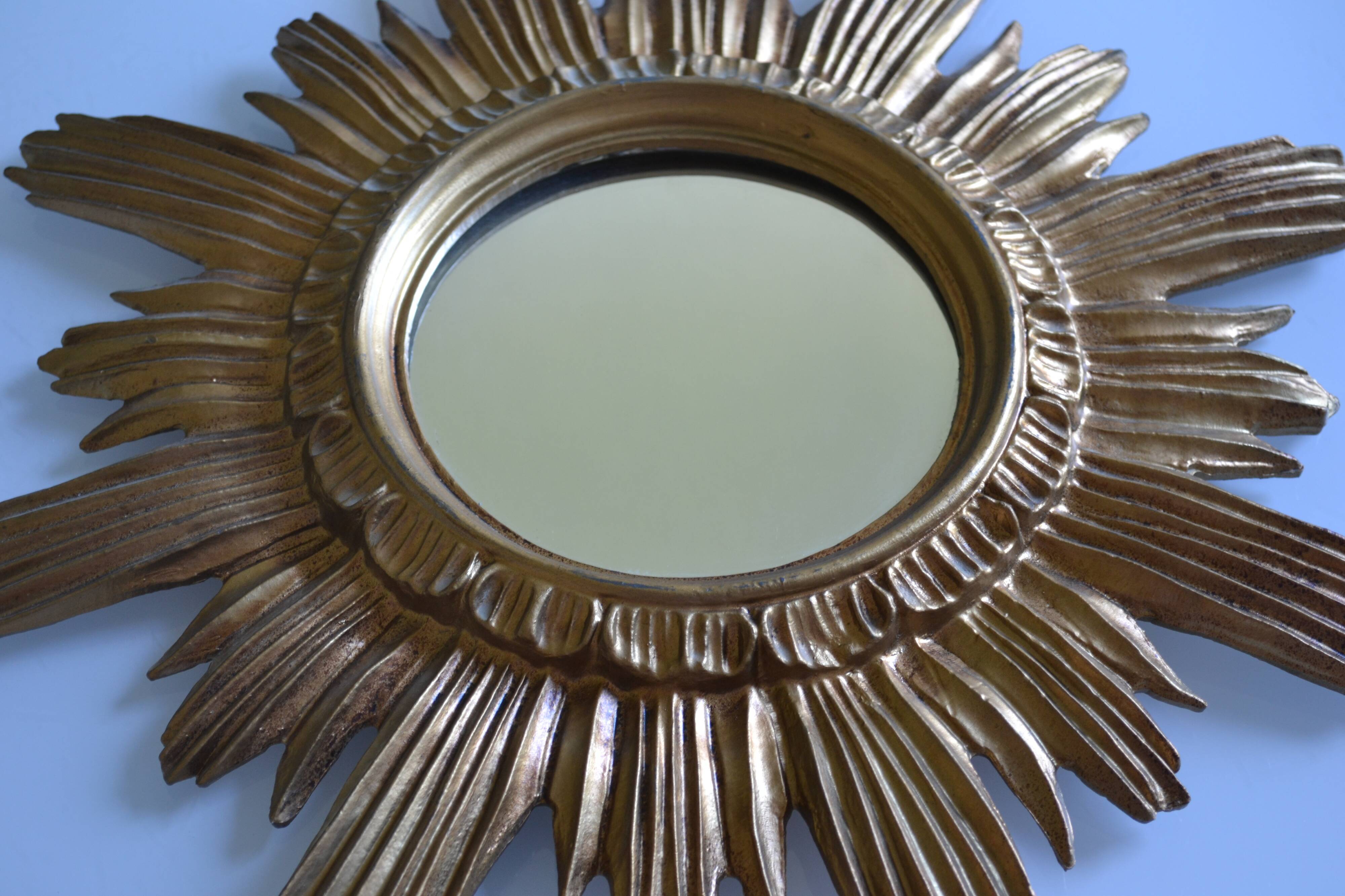 Vintage sun mirror 50s 60s