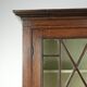 Antique 18th-century Welsh/English oak bookcase/buffet with original glass