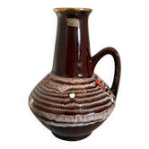 Vintage Glazed Ceramic Pot Vase Carstens Germany 1970