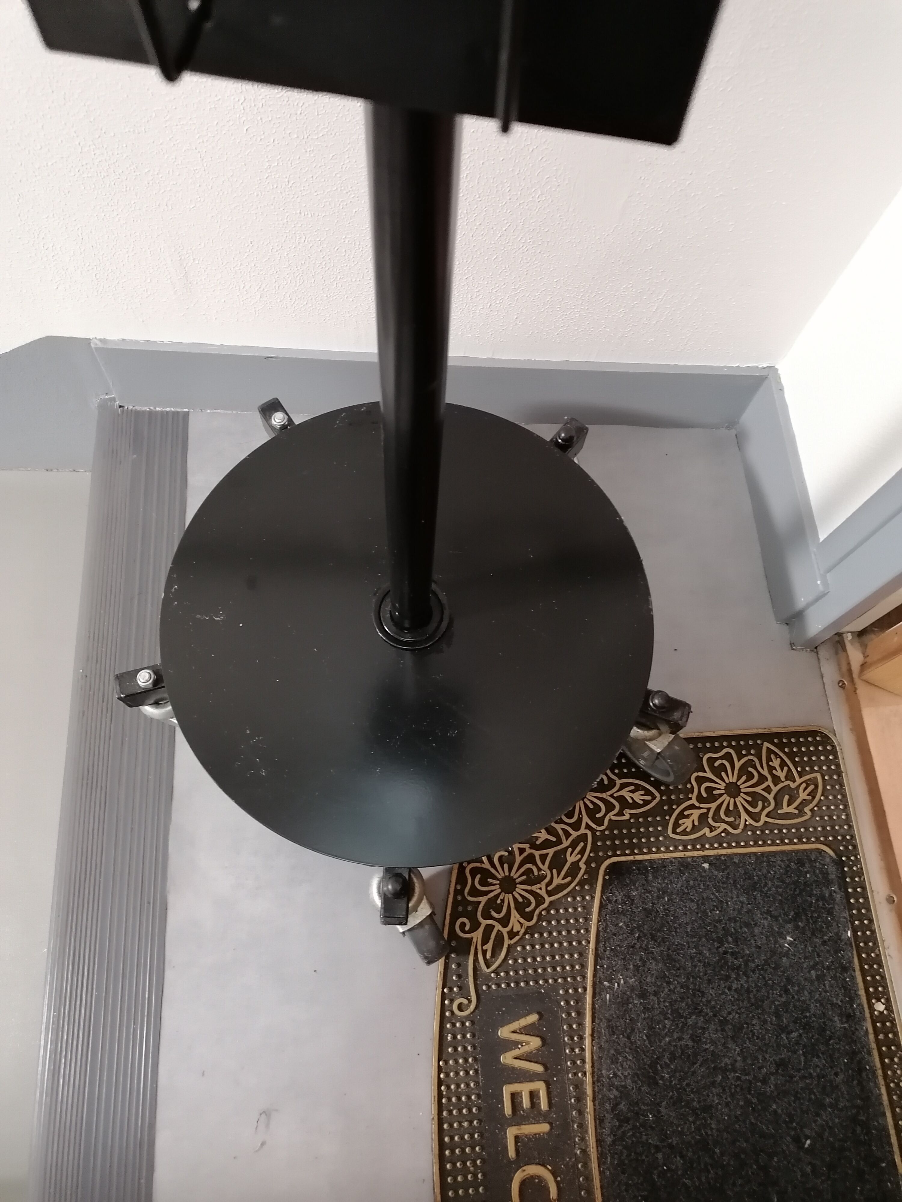 Metal card holder from the 70s