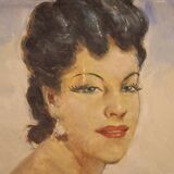 French woman nude painting