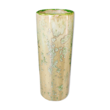 Pale green ceramic roller vase