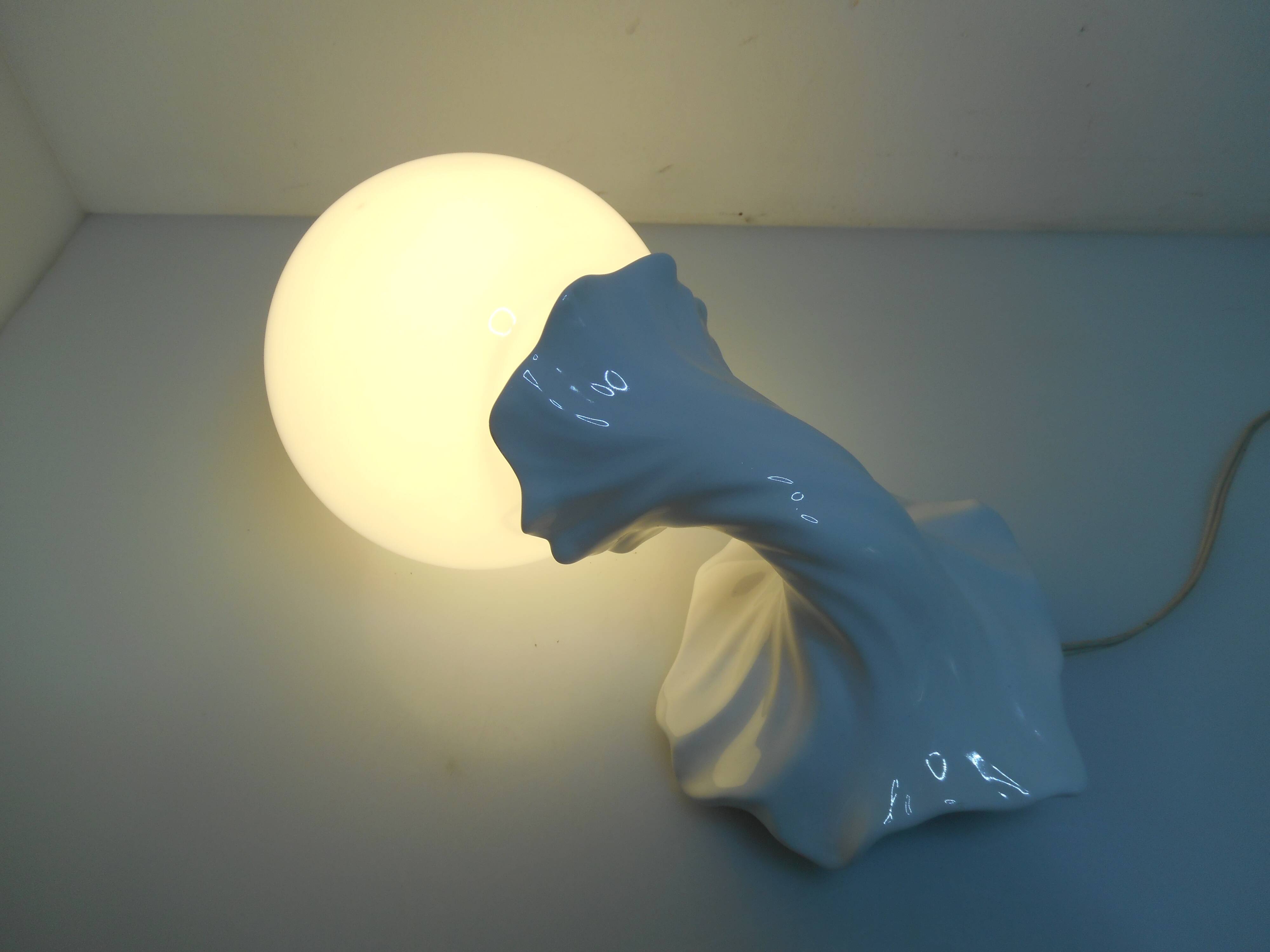 Wall light white ball