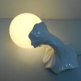 Wall light white ball