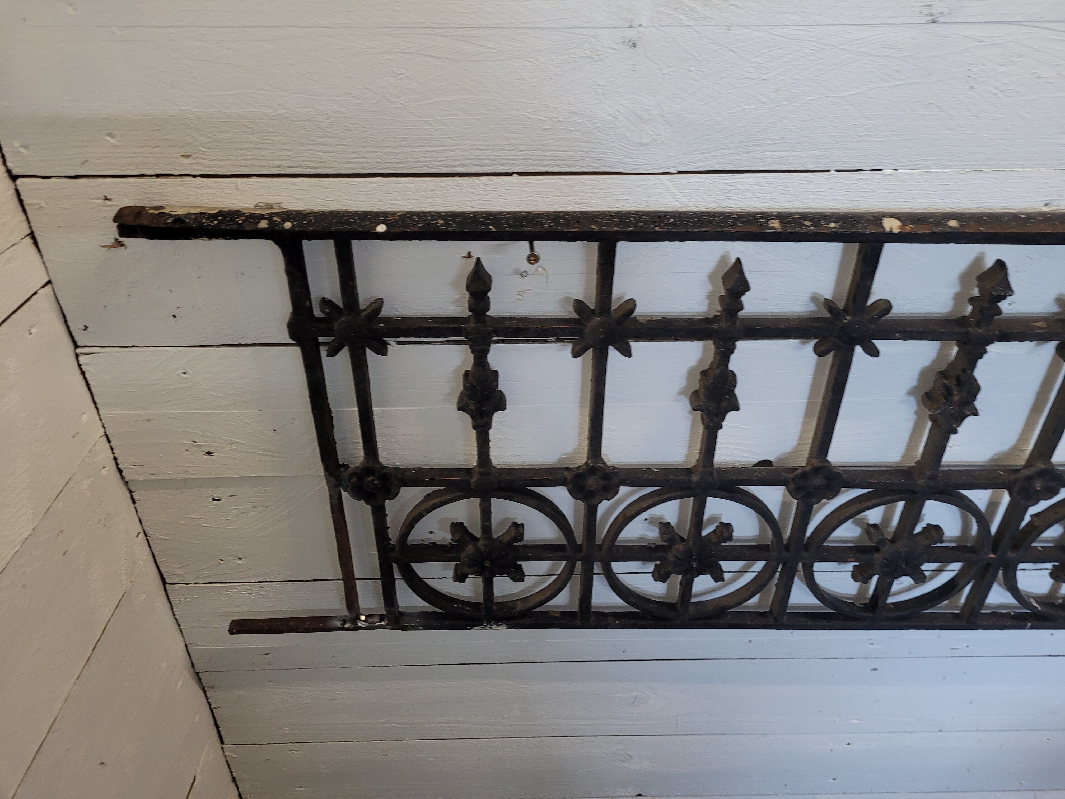 Old cast iron balcony house